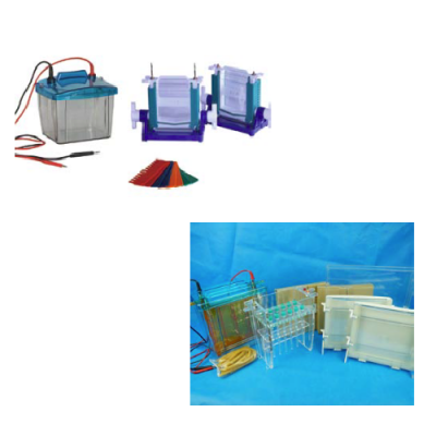 P4 vertical electrophoresis cell (injection molding)/ Bidirectional electrophoresis cell