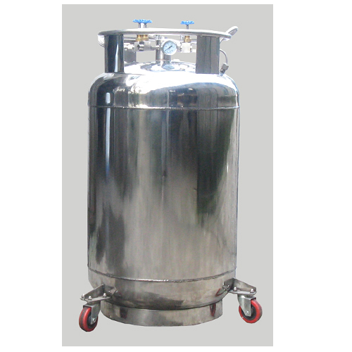 Liquid nitrogen container- self-pressurization