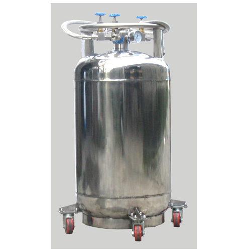 Liquid nitrogen container- self-pressurization 