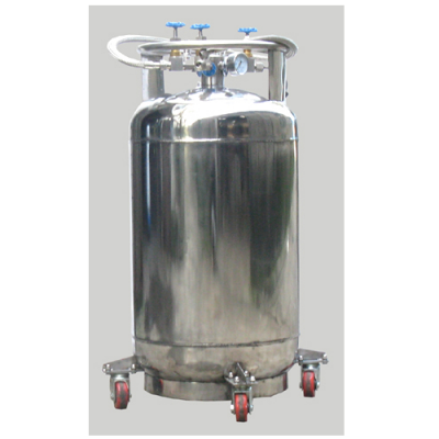 Liquid nitrogen container- self-pressurization 